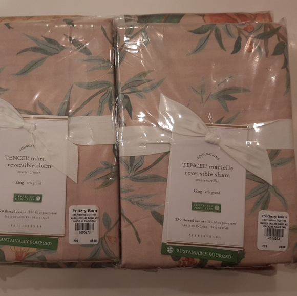 Pottery Barn Bedding Pottery Barn Mariella Tencel King Duvet Cover